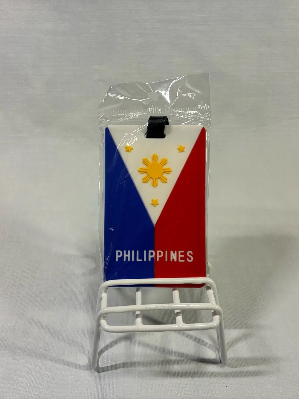 New set of three Philippines Flag Key & Card Holder - Red, Blue & White